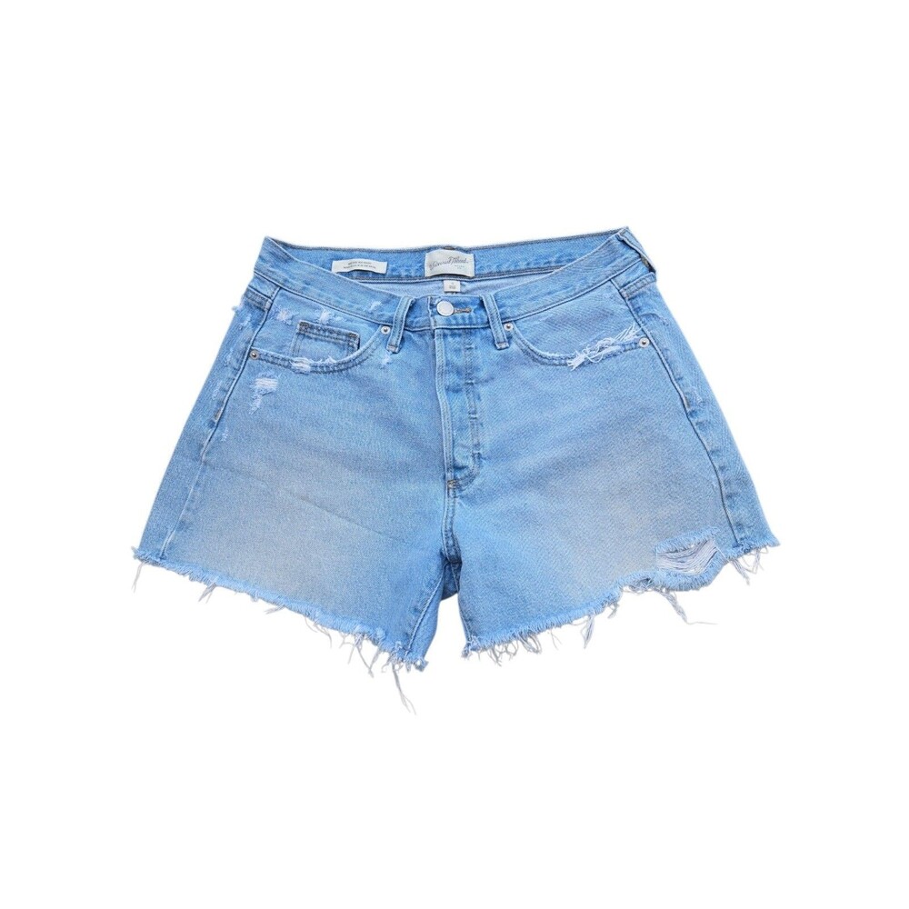 Universal Thread Goods Co Size 6 mid rise 90's baggy blue jean shorts womens